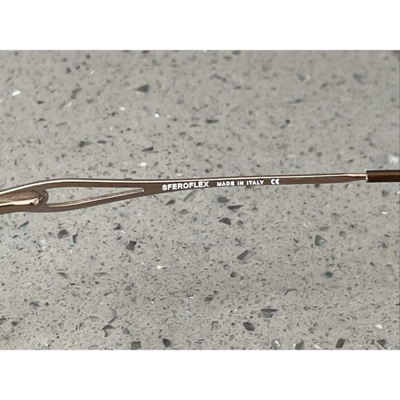 Sferoflex Eyeglasses Frames ONLY 2503-B 267 Rose Gold Half Rim Oval 49-18-130 - Picture 7 of 14